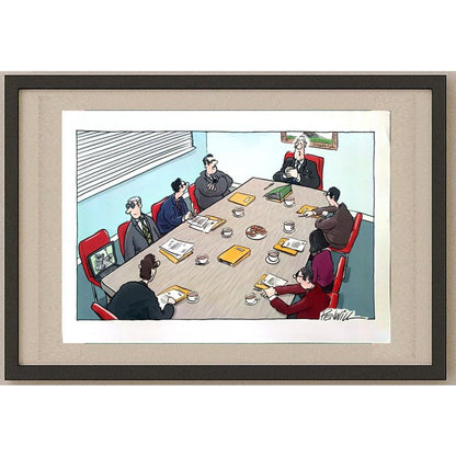 Roger Penwill 43x30cm Orijinal Karikatür BOD02609
