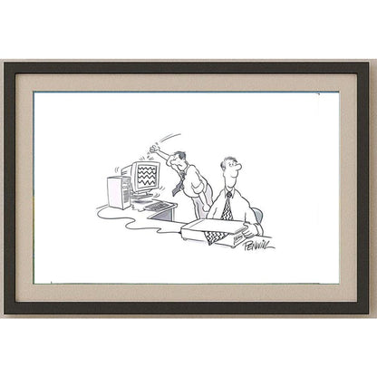 Roger Penwill 43x30cm Orijinal Karikatür BOD02610