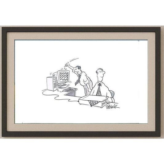 Roger Penwill 43x30cm Orijinal Karikatür BOD02610