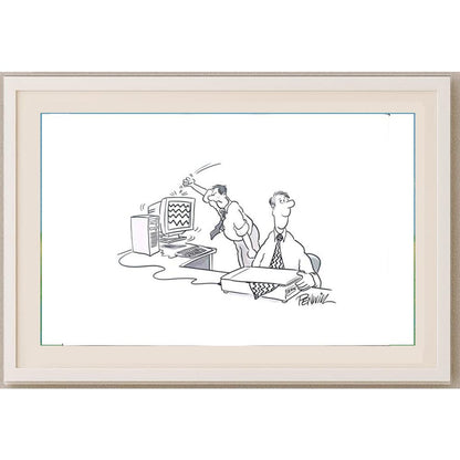 Roger Penwill 43x30cm Orijinal Karikatür BOD02610