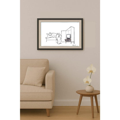 Airon Barretode Lacerda 43x30cm Orijinal Karikatür BOD02613