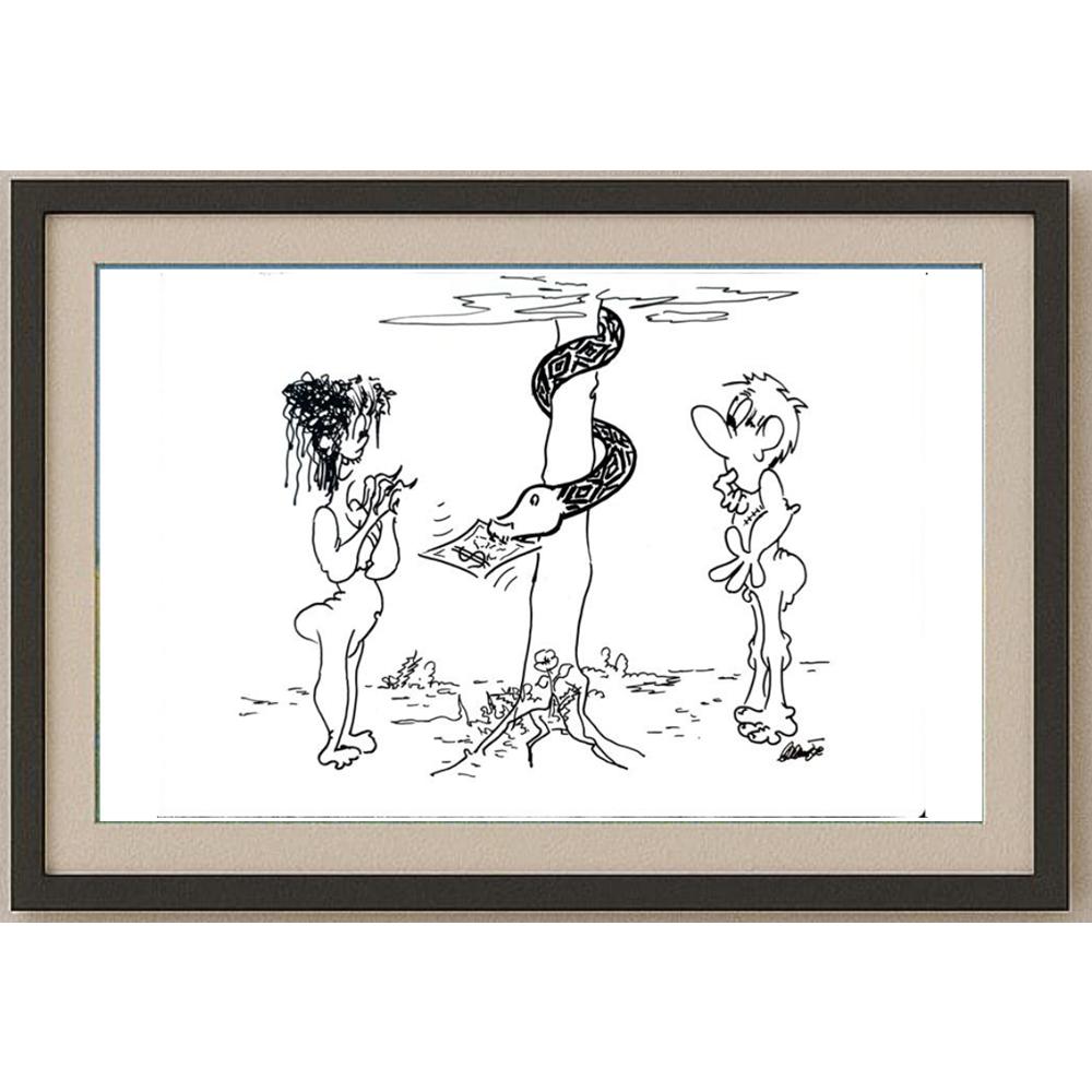 Branko Premuzic 29x21cm Orijinal Karikatür BOD02620