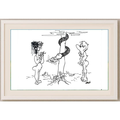 Branko Premuzic 29x21cm Orijinal Karikatür BOD02620