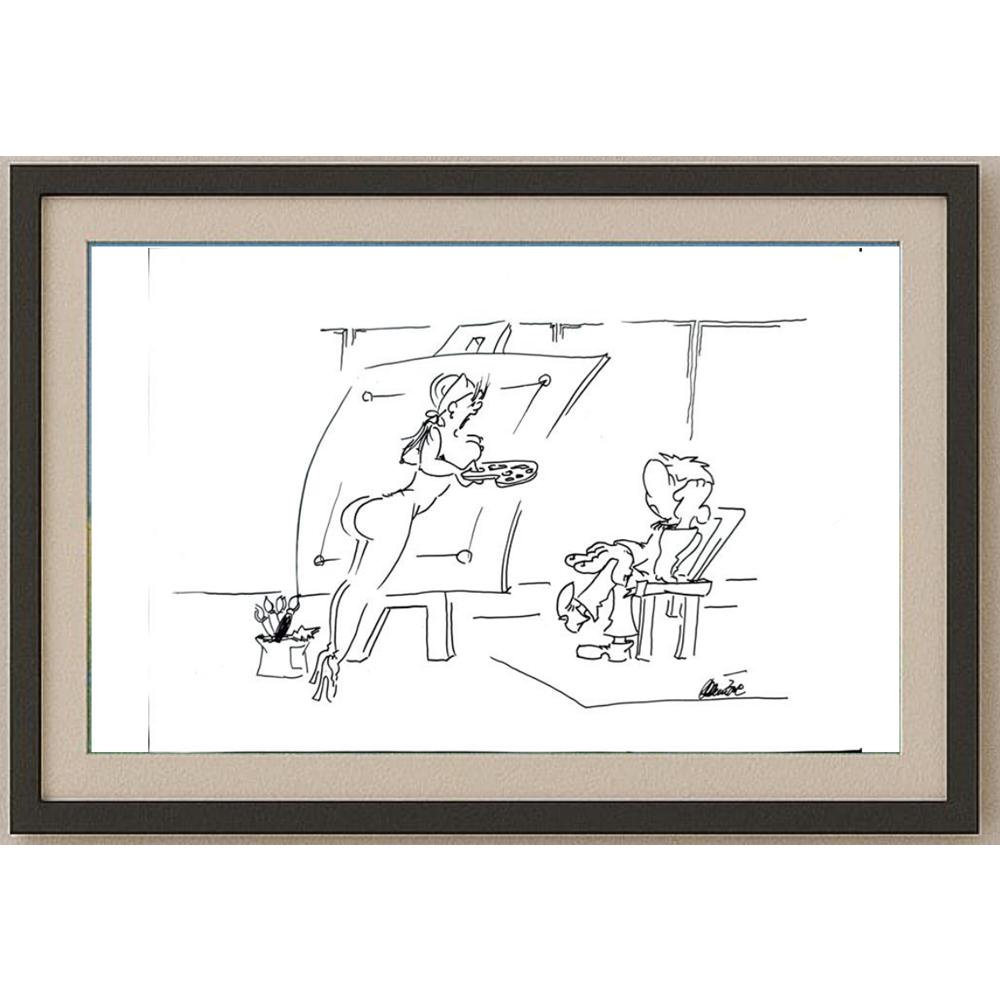 Branko Premuzic 29x21cm Orijinal Karikatür BOD02622