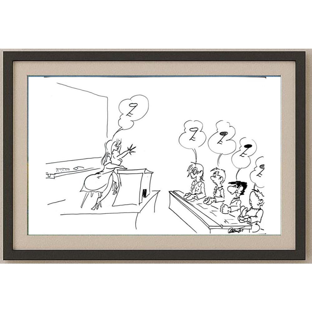 Branko Premuzic 29x21cm Orijinal Karikatür BOD02627