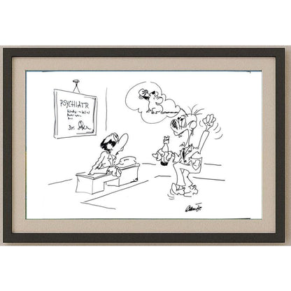 Branko Premuzic 29x21cm Orijinal Karikatür BOD02631