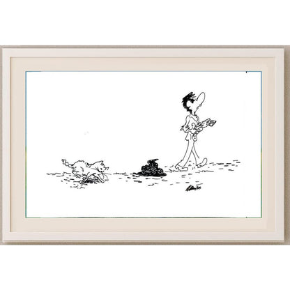 Branko Premuzic 29x21cm Orijinal Karikatür BOD02633