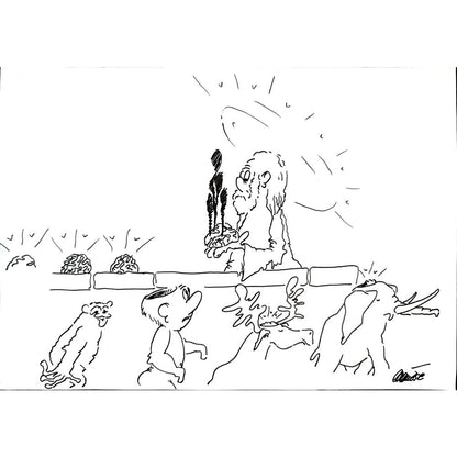 Branko Premuzic 29x21cm Orijinal Karikatür BOD02637
