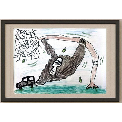 Bedbiberdina Tanya 29x21cm Orijinal Karikatür BOD02645