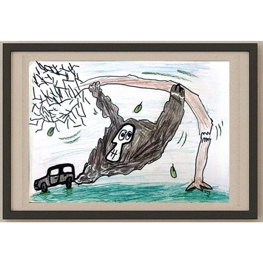 Bedbiberdina Tanya 29x21cm Orijinal Karikatür BOD02645