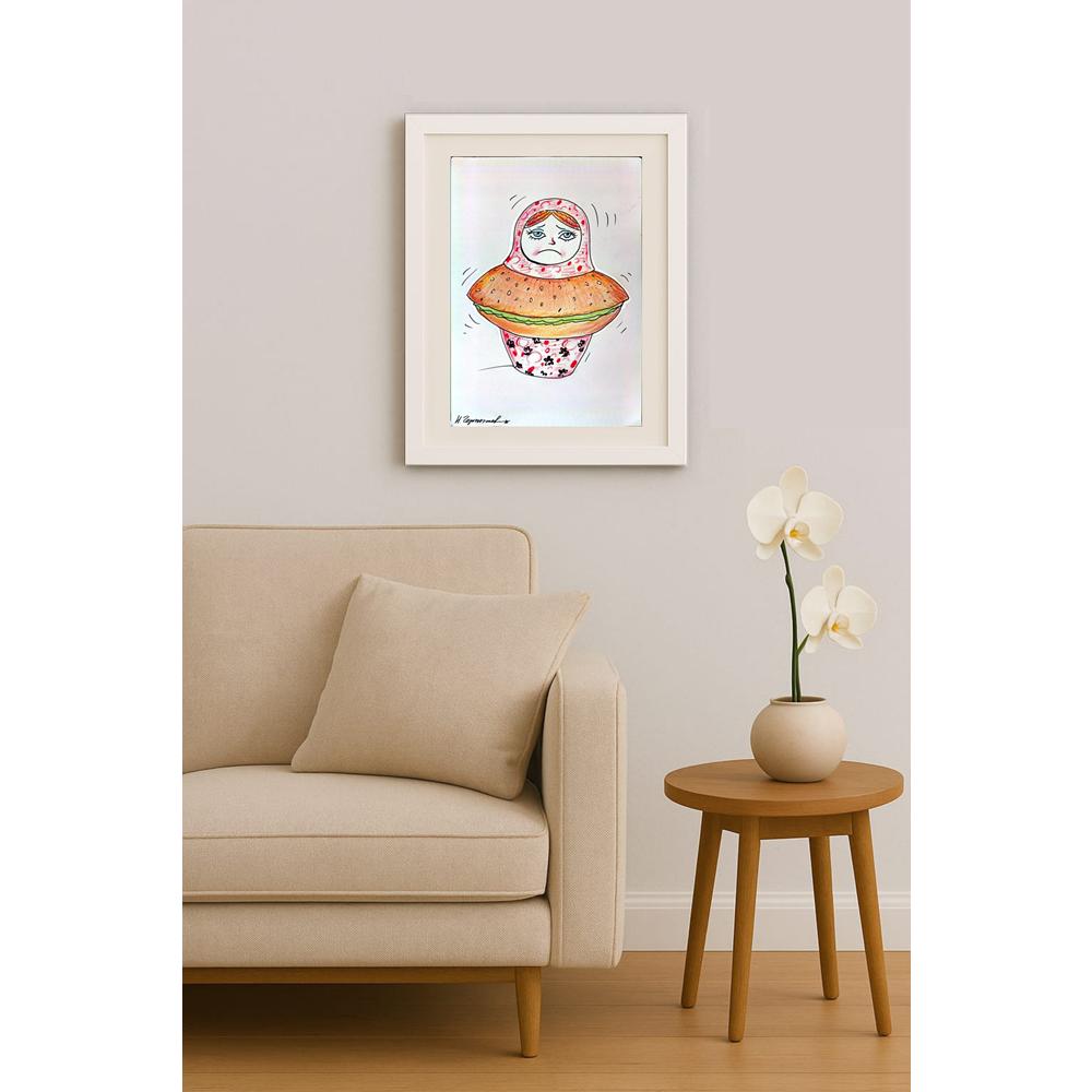 Chernyskev Nickolay 29x21cm Orijinal Karikatür BOD02652