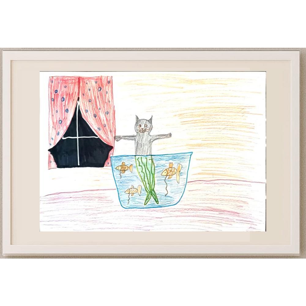 Loseva Zhenya 29x21cm Orijinal Karikatür BOD02659