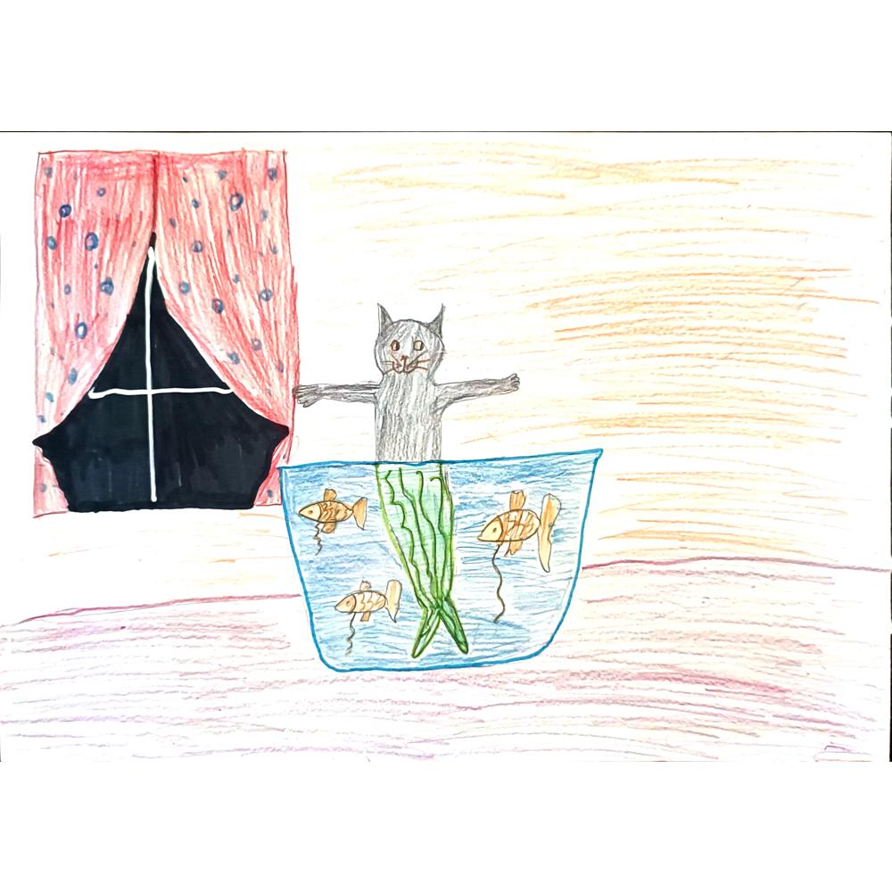 Loseva Zhenya 29x21cm Orijinal Karikatür BOD02659