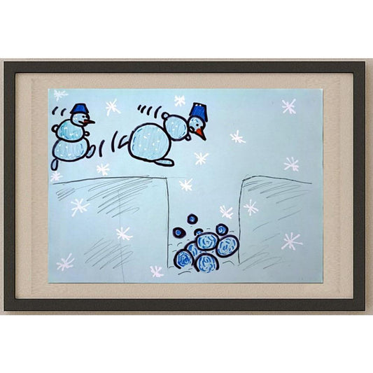 Kukushkina Anastasia 29x21cm Orijinal Karikatür BOD02670