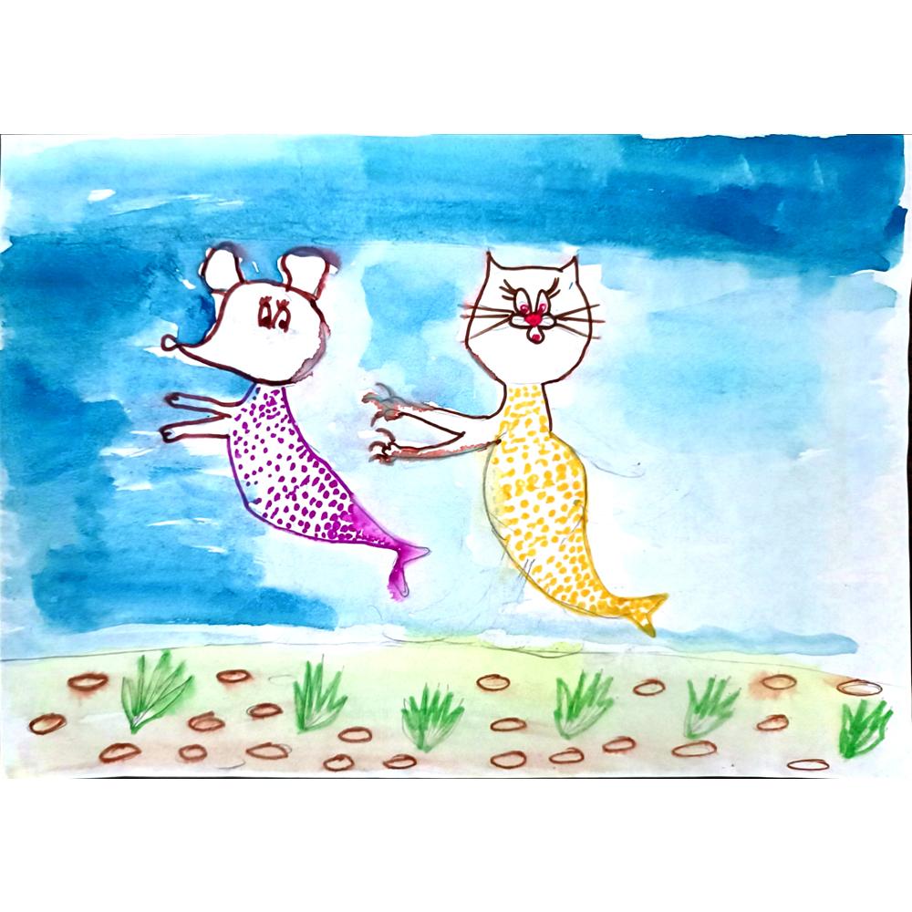 Arina Glolmolsina 29x21cm Orijinal Karikatür BOD02675