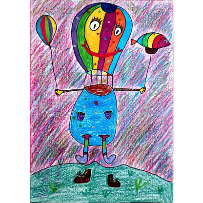 Tyulina Zhenya 29x21cm Orijinal Karikatür BOD02676