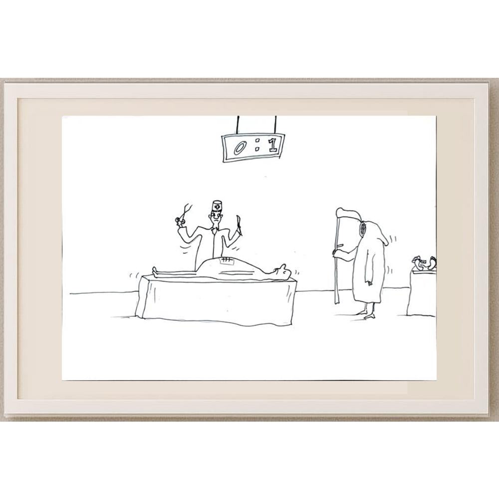 Bulkin Andrew 29x21cm Orijinal Karikatür BOD02678