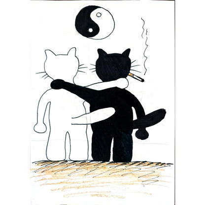Andreychuk Andrey 29x21cm Orijinal Karikatür BOD02684