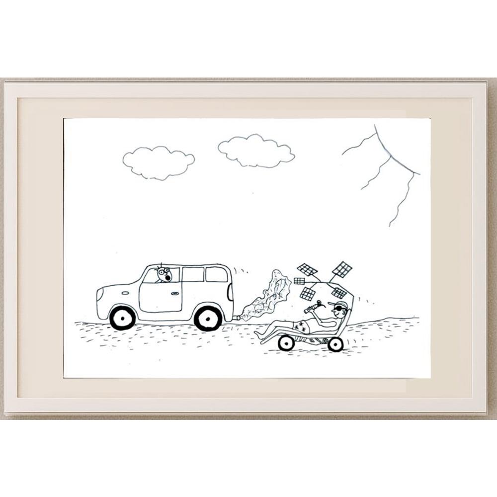 Andreychuk Andrey 29x21cm Orijinal Karikatür BOD02691