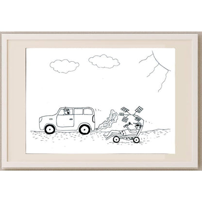 Andreychuk Andrey 29x21cm Orijinal Karikatür BOD02691