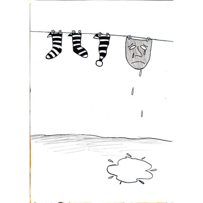 Andreychuk Andrey 29x21cm Orijinal Karikatür BOD02693