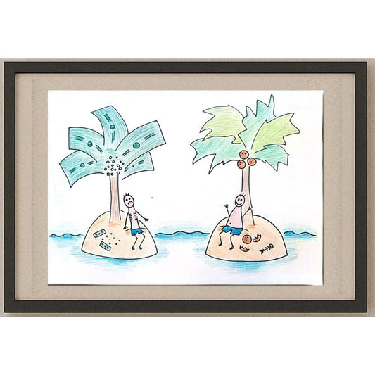 Samsonova Alena 29x21cm Orijinal Karikatür BOD02696