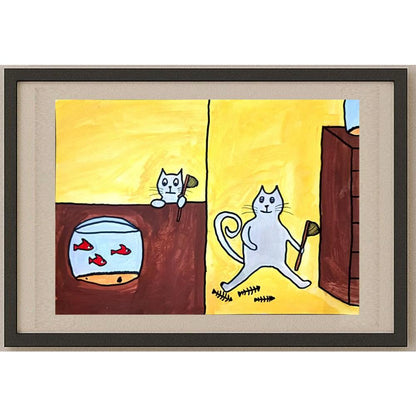 Arina Schastnaya 29x21cm Orijinal Karikatür BOD02701
