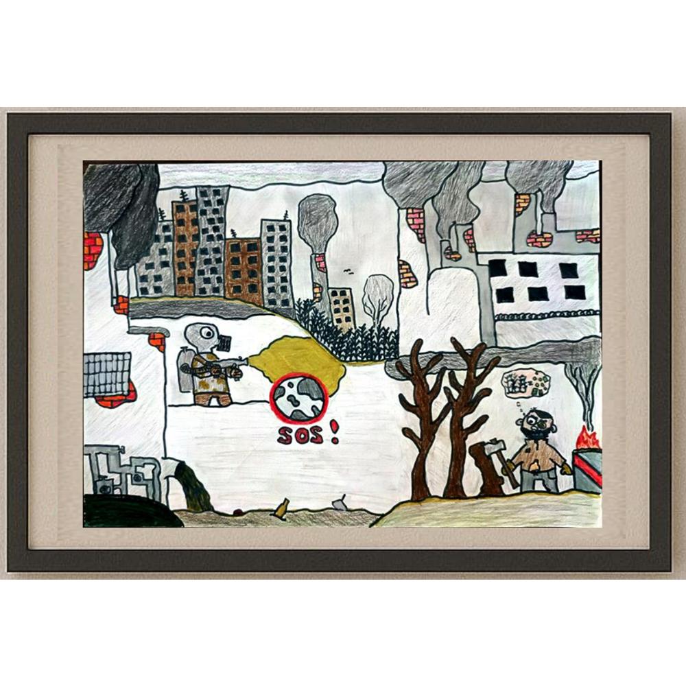 Nikita Ponomarev 29x21cm Orijinal Karikatür BOD02702