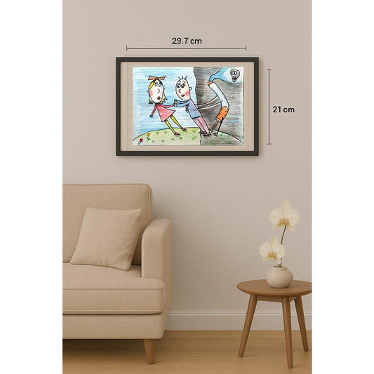 Samoilina Kristina 29x21cm Orijinal Karikatür BOD02704