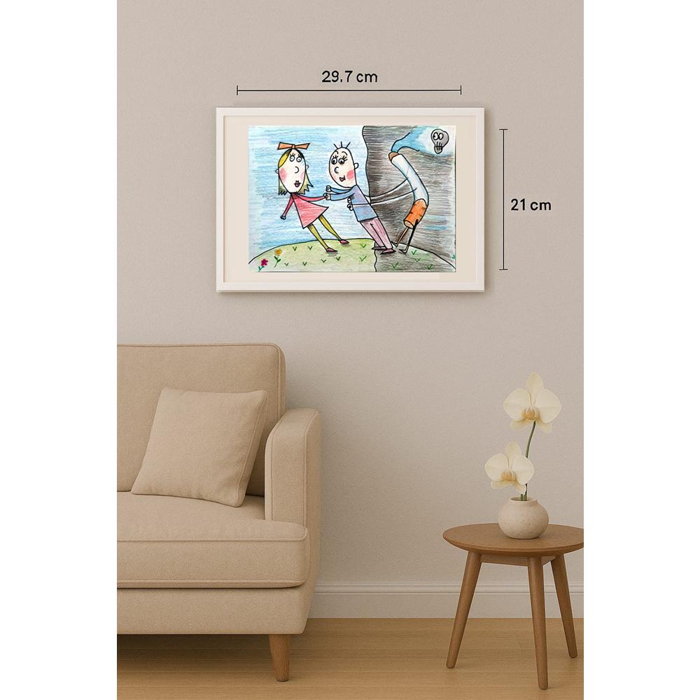 Samoilina Kristina 29x21cm Orijinal Karikatür BOD02704