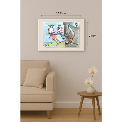 Samoilina Kristina 29x21cm Orijinal Karikatür BOD02704