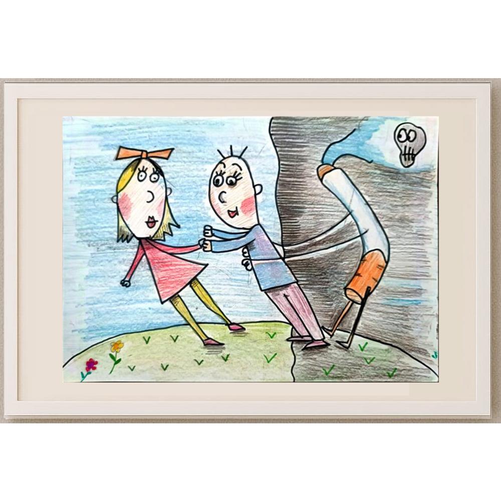 Samoilina Kristina 29x21cm Orijinal Karikatür BOD02704