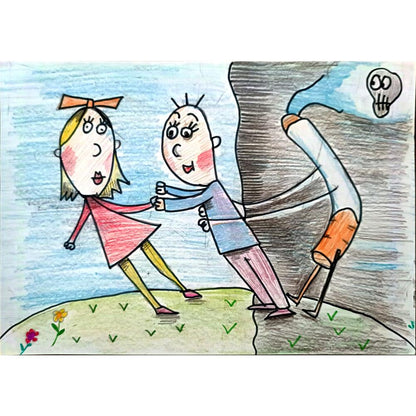 Samoilina Kristina 29x21cm Orijinal Karikatür BOD02704