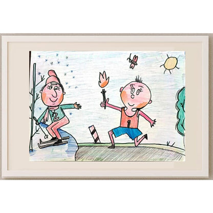 Milan Litovsky 29x21cm Orijinal Karikatür BOD02706