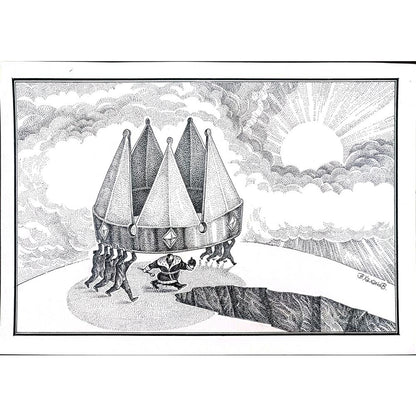 Pacshenko Danil 29x21cm Orijinal Karikatür BOD02707
