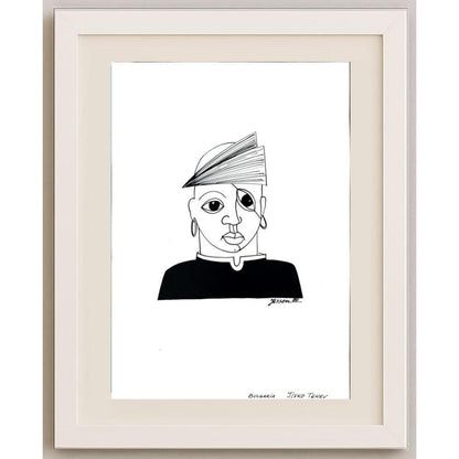 Jivko Tenev 29x21cm Orijinal Karikatür BOD02710