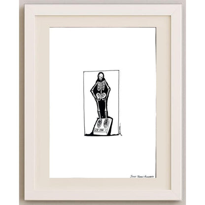 Jivko Tenev 29x21cm Orijinal Karikatür BOD02711