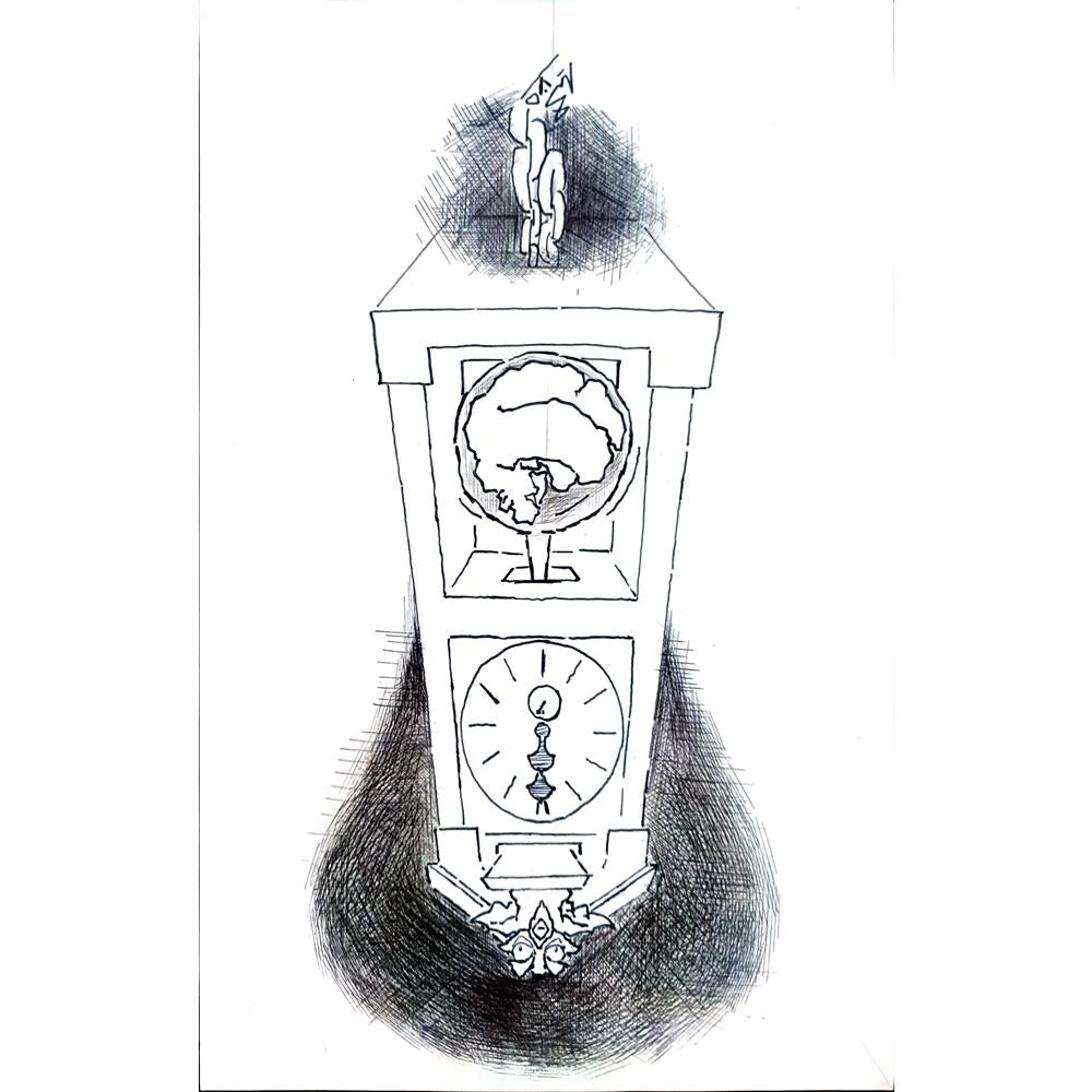 Unknown 32x22cm Orijinal Karikatür BOD02720