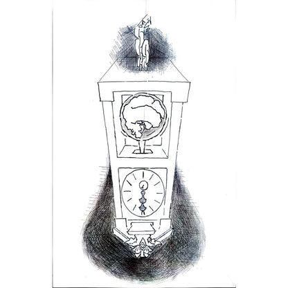 Unknown 32x22cm Orijinal Karikatür BOD02720