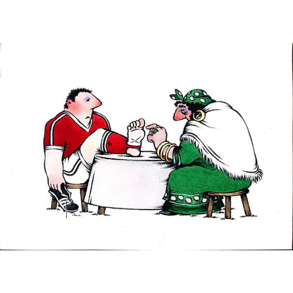Sergey Khasabov 29x21cm Orijinal Karikatür BOD02741