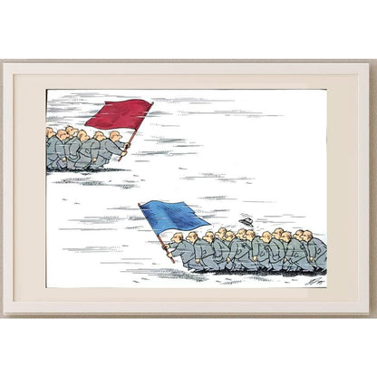 Semerenko Vladimir 29x21cm Orijinal Karikatür BOD02744