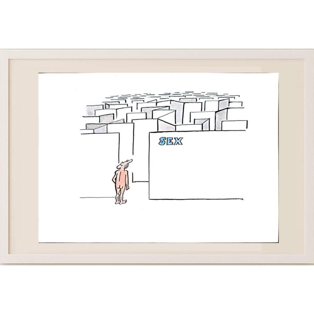 Milan Litovsky 29x21cm Orijinal Karikatür BOD02745