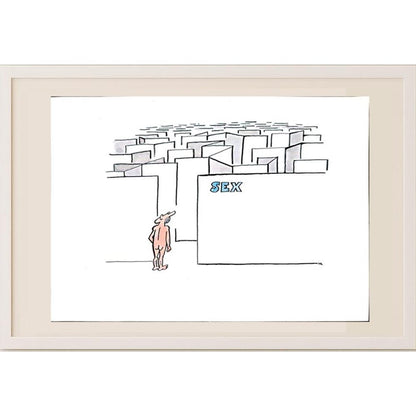 Milan Litovsky 29x21cm Orijinal Karikatür BOD02745
