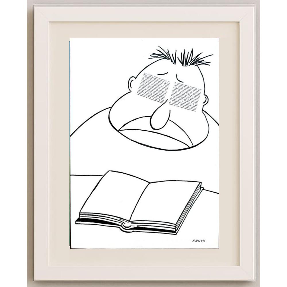 Peter Nieuwendijk 29x21cm Orijinal Karikatür BOD02748