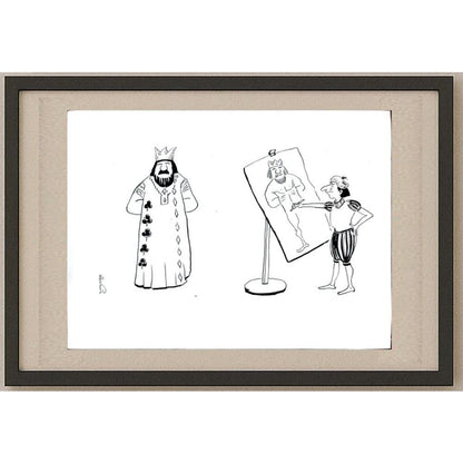 Zivanic Gostimir 32x21cm Orijinal Karikatür BOD02749