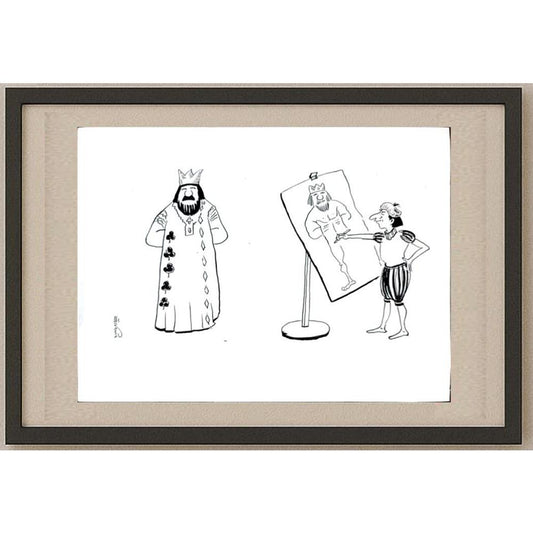 Zivanic Gostimir 32x21cm Orijinal Karikatür BOD02749