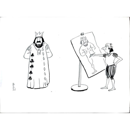 Zivanic Gostimir 32x21cm Orijinal Karikatür BOD02749