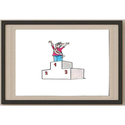 Milan Litovsky 29x21cm Orijinal Karikatür BOD02752
