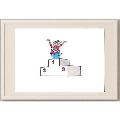 Milan Litovsky 29x21cm Orijinal Karikatür BOD02752