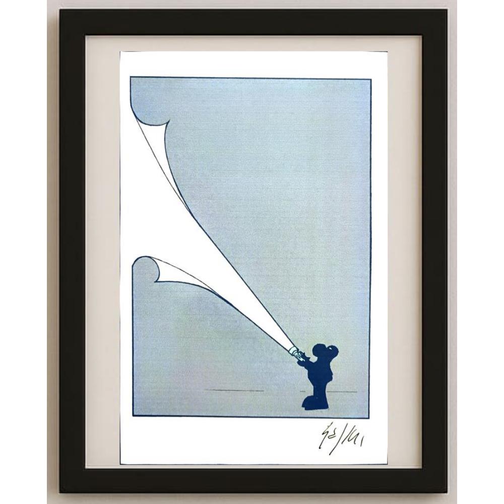 Sajini Ugo Alesssandro 29x21cm Orijinal Karikatür BOD02753